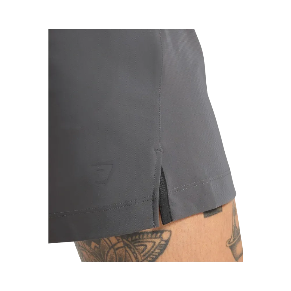 Gymshark Hybrid 6" Shorts Slim Fit Graphite Grey