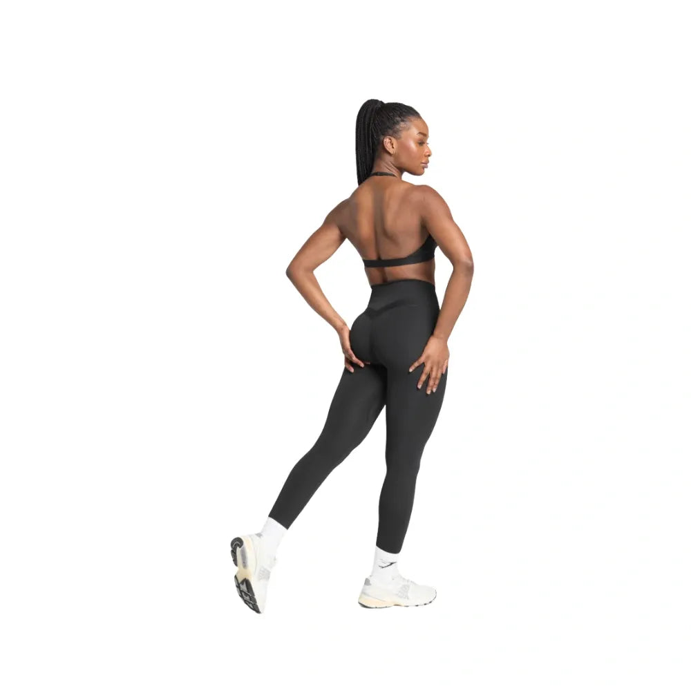 Gymshark Minimal Halterneck Sports Bra - Light Support Black