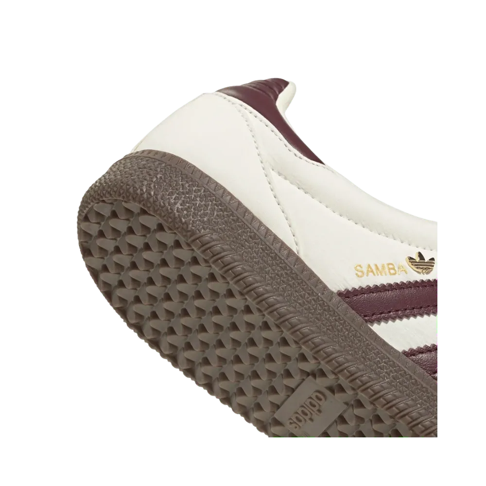 Adidas Samba Long Tongue 'Cream White Maroon Gold Metallic'