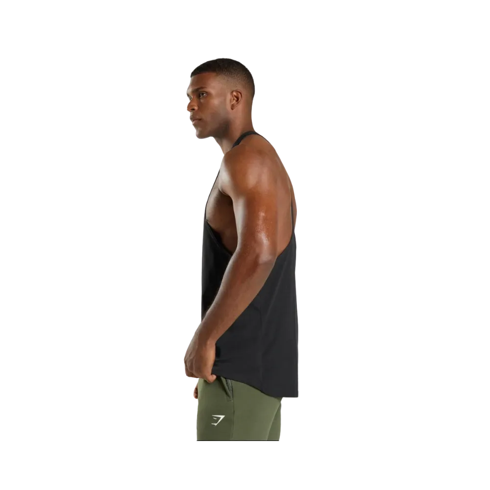 Gymshark React Stringer Slim Fit Black