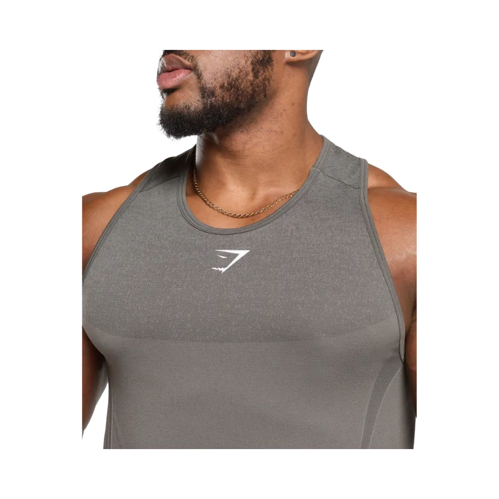 Gymshark Shadow Seamless Stringer Slim Fit Meteor Grey
