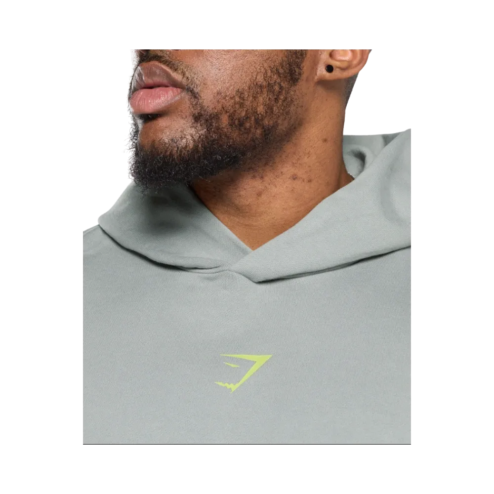 Gymshark Athletic Department Hoodie Oversized Fit Smokey Grey