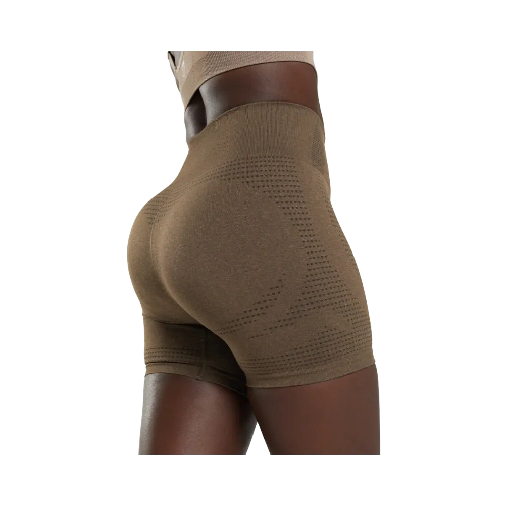 Gymshark Vital Shorts Coral Espresso Marl