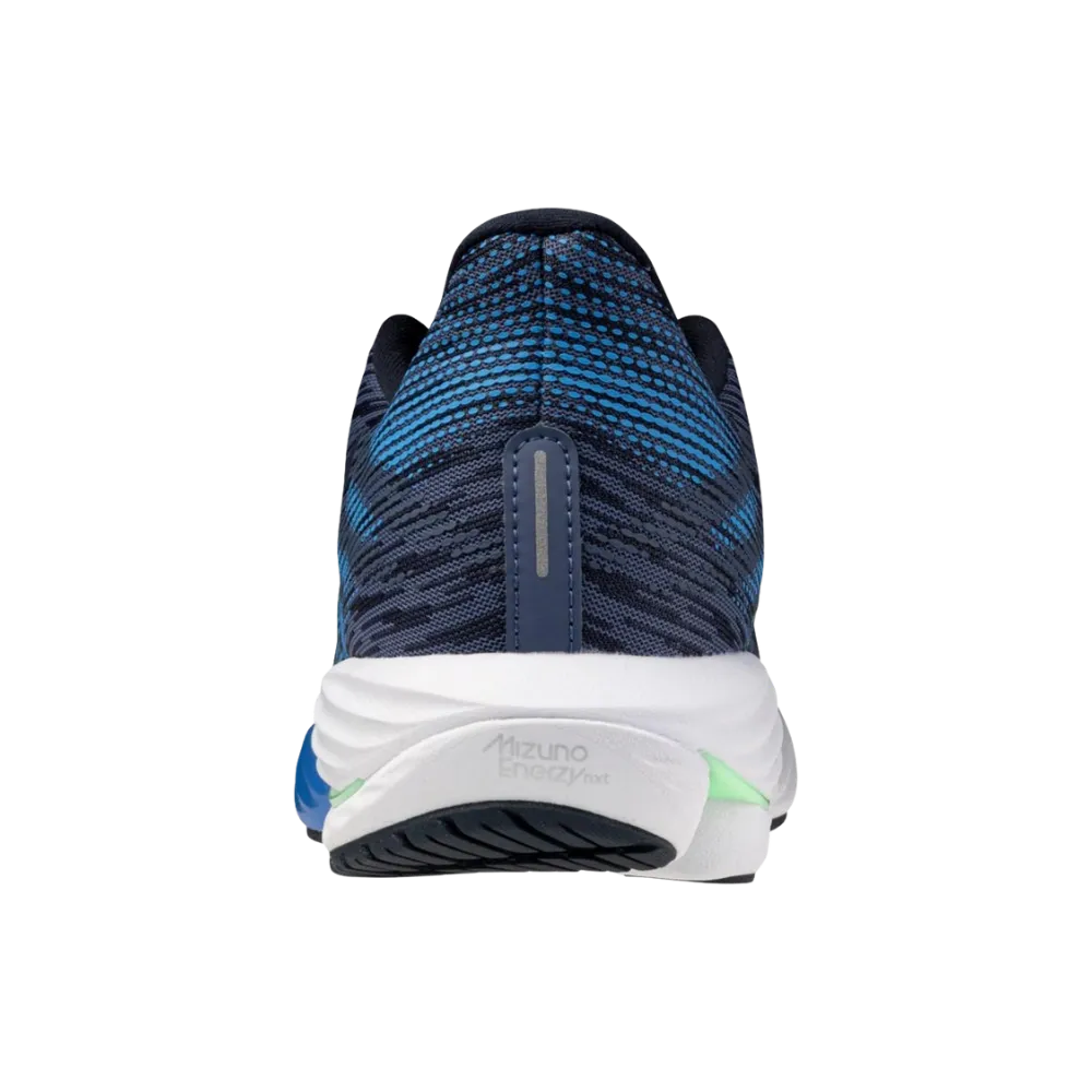 Mizuno Wave Rider 28 Vintage Indigo-Neo Mint
