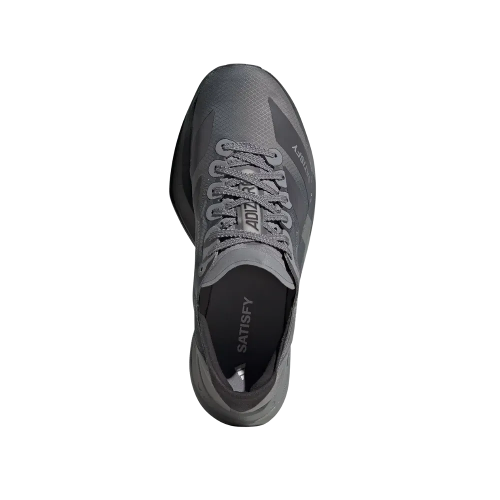 Satisfy x Adidas Adizero Adios Pro 4 'Grey Black'