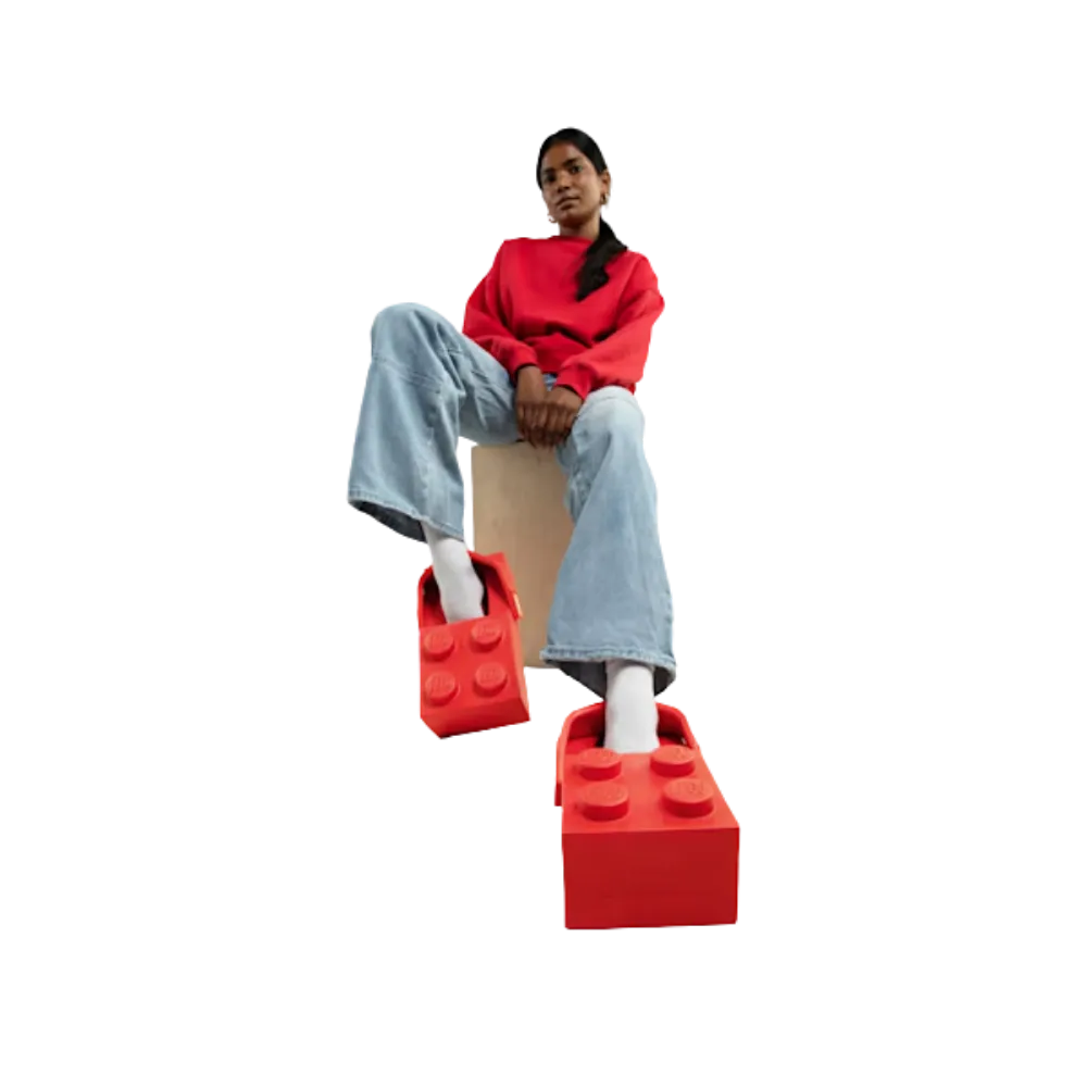 Lego x Crocs Brick Clog 'Bright Red'