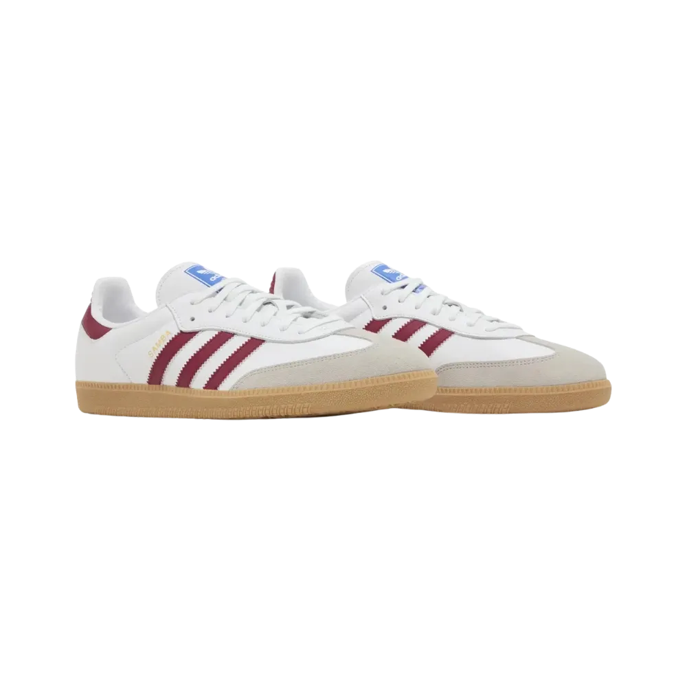 Adidas Samba OG 'White Burgundy Gum'