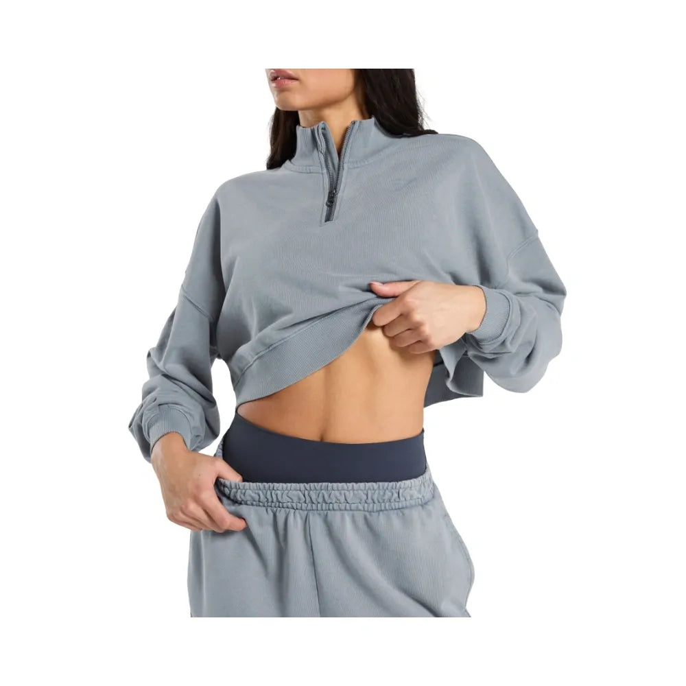 Gymshark Whitney 1/4 Zip Iron Blue