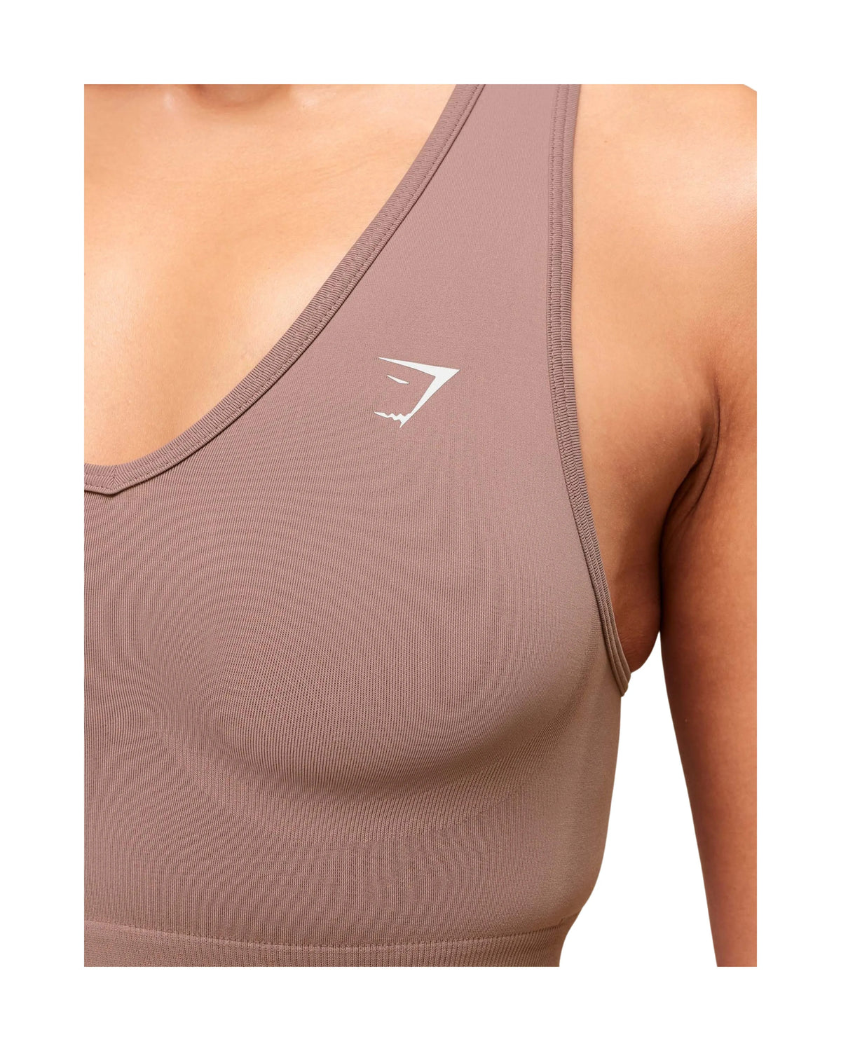 Gymshark Everyday Seamless Crop Tank Chestnut Pink