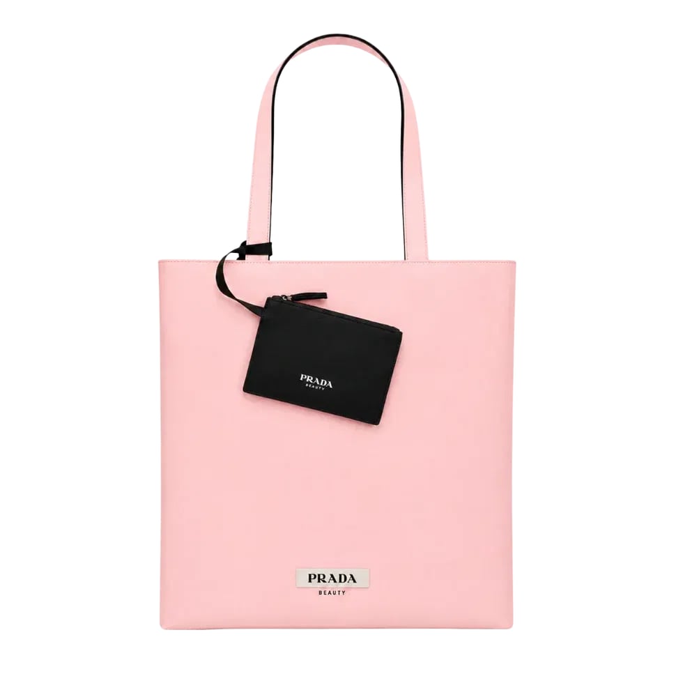Prada Beauty Reversible Tote Bag - Black & Pink