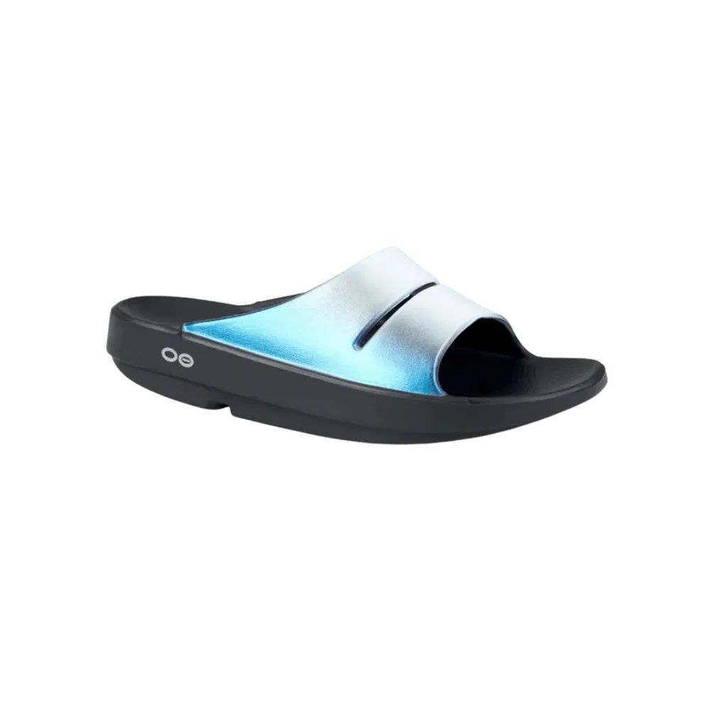 Oofos OOahh Luxe Slide Sandal - Frost