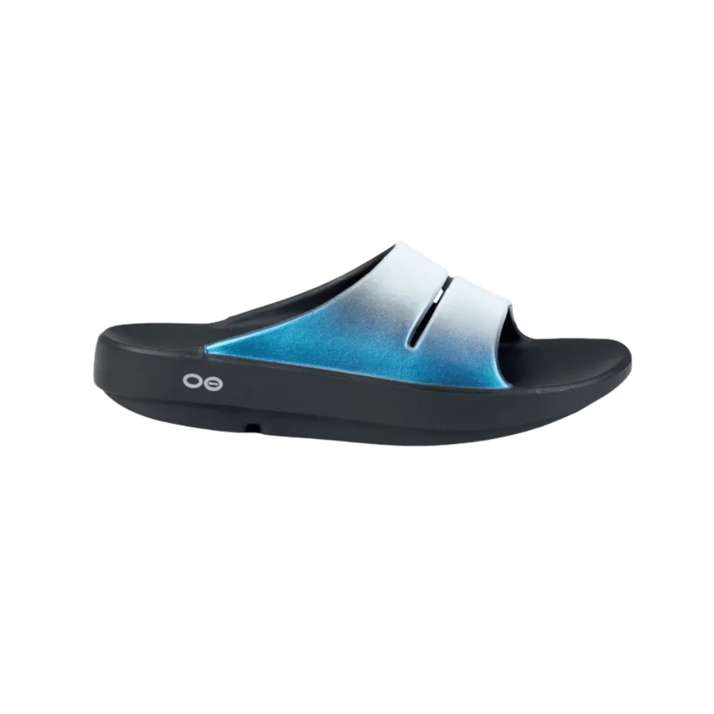 Oofos OOahh Luxe Slide Sandal - Frost