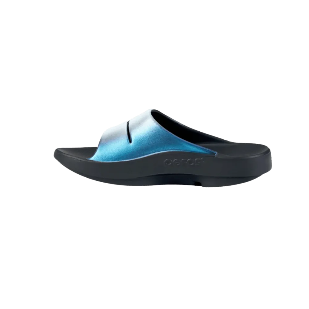 Oofos OOahh Luxe Slide Sandal - Frost