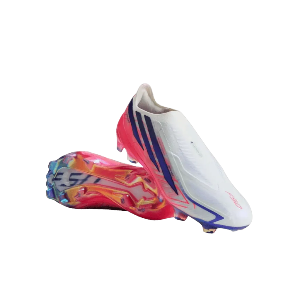 Adidas F50 Hyperfast Elite Laceless Firm Ground Cleats Cloud White