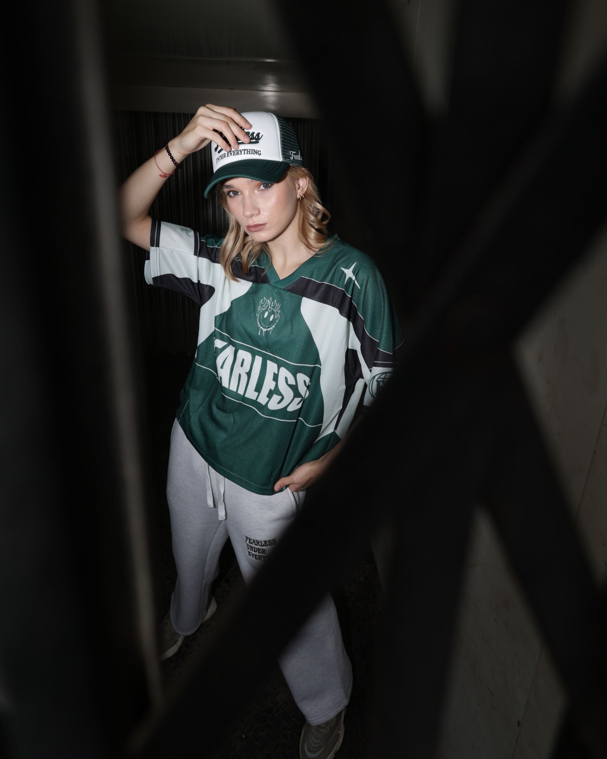 Deuce Deuce Green Jersey Fearless under Everything