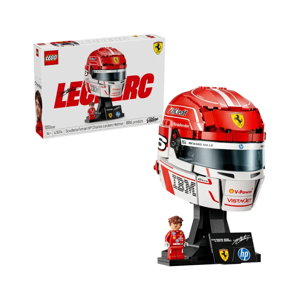 Lego Scuderia Ferrari HP Charles Leclerc Helmet