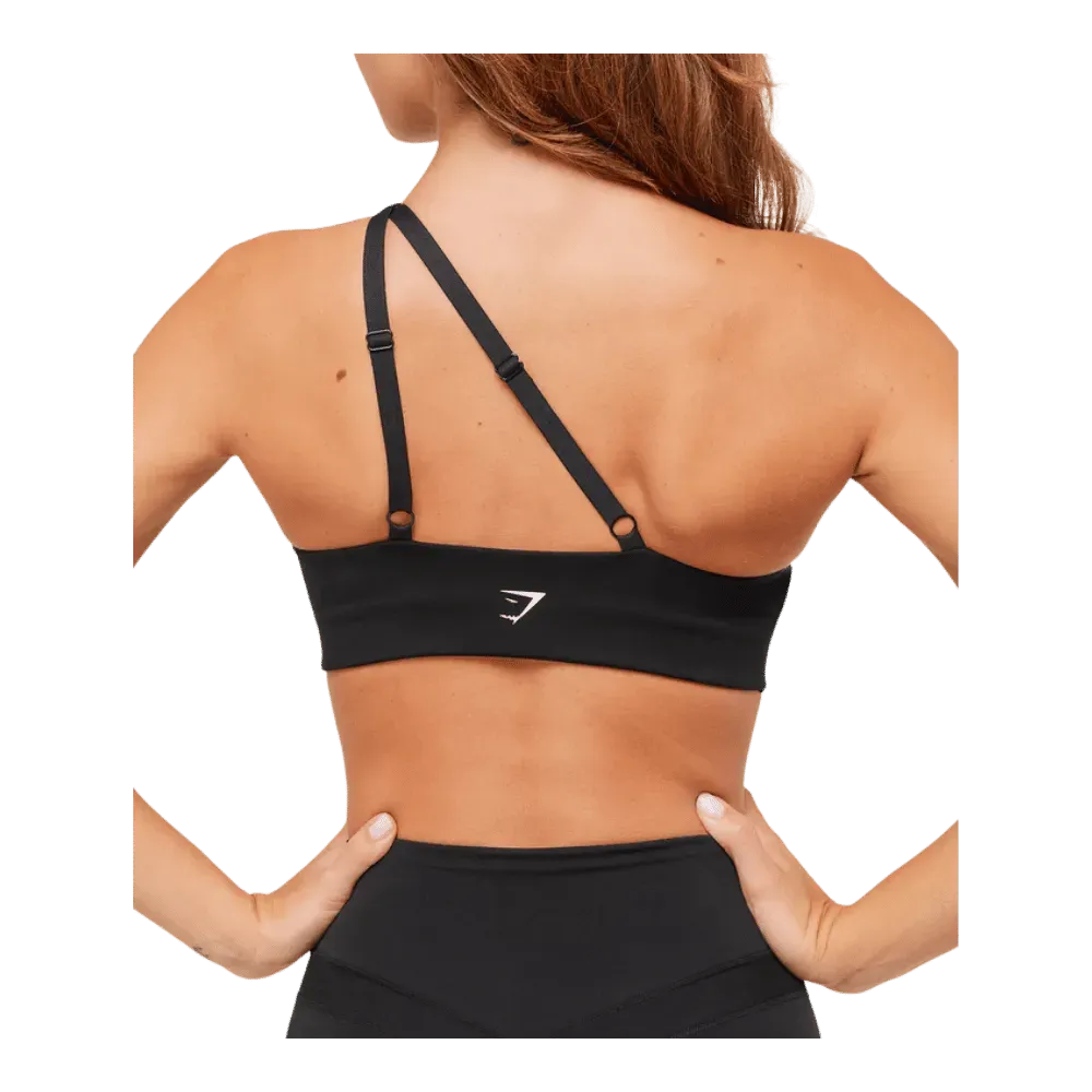 Gymshark One Shoulder Sports Bra Cherry Purple