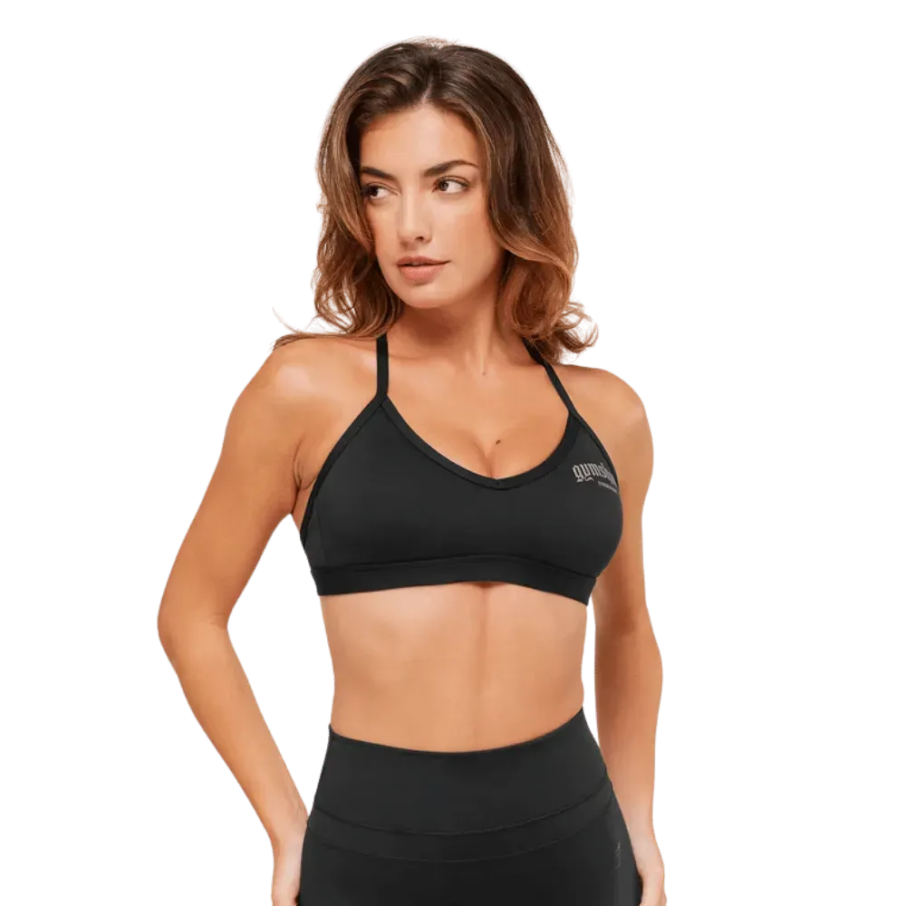 Gymshark Graphic Sports Bra Black