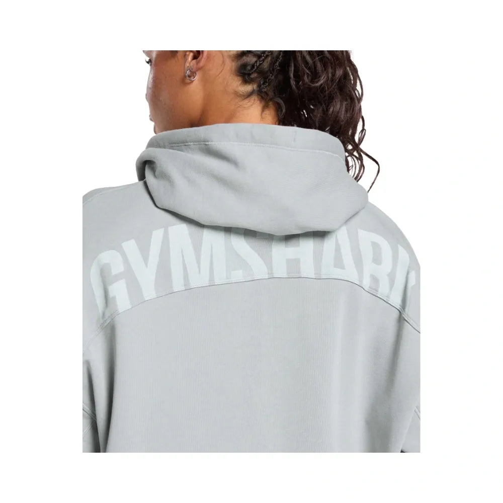 Gymshark Power Hoodie Silver Grey