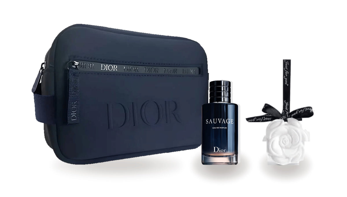 Dior Gift Set For Him (Dior Sauvage Pouch + Dior Sauvage EDP 10 ml)