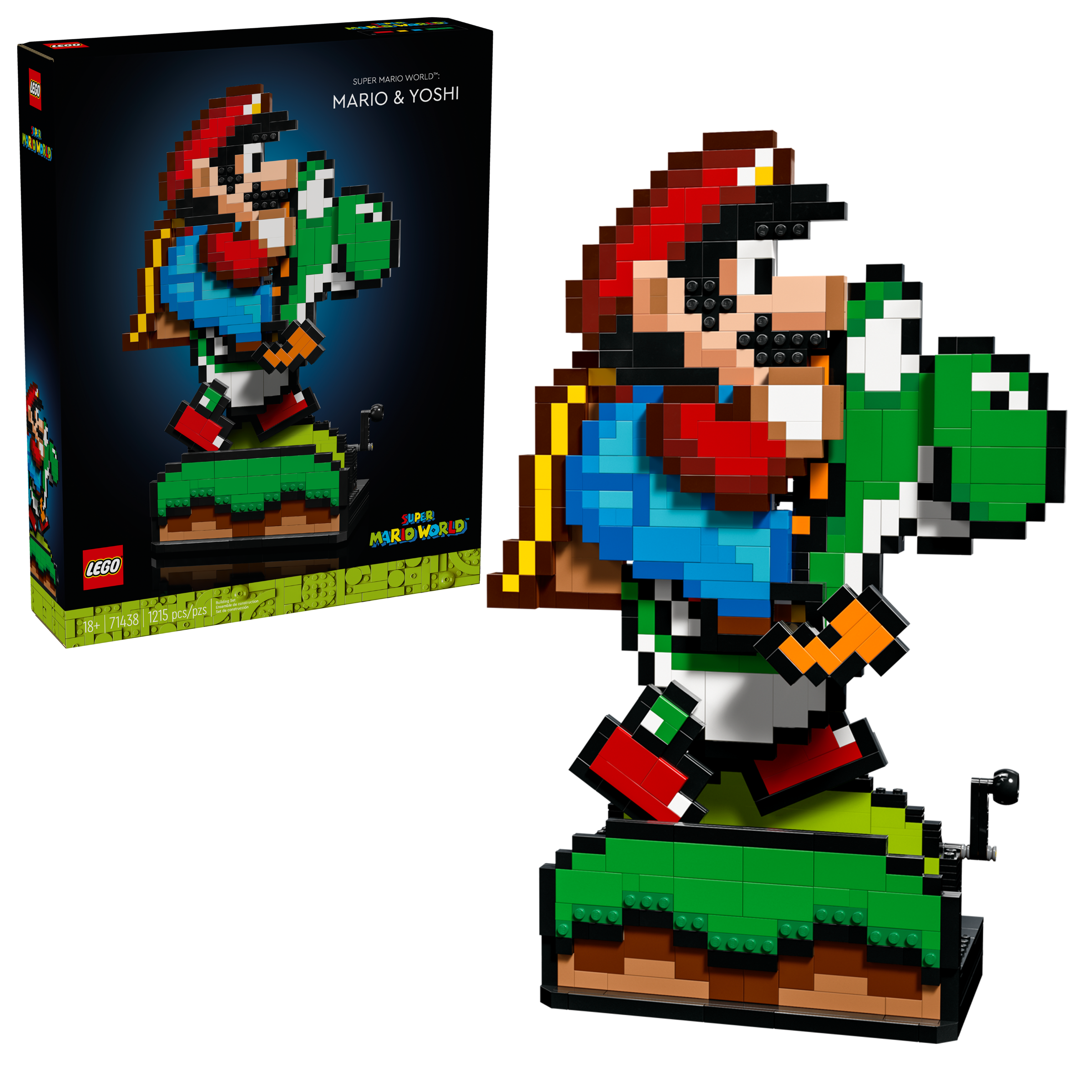 Lego Super Mario World Mario Yoshi