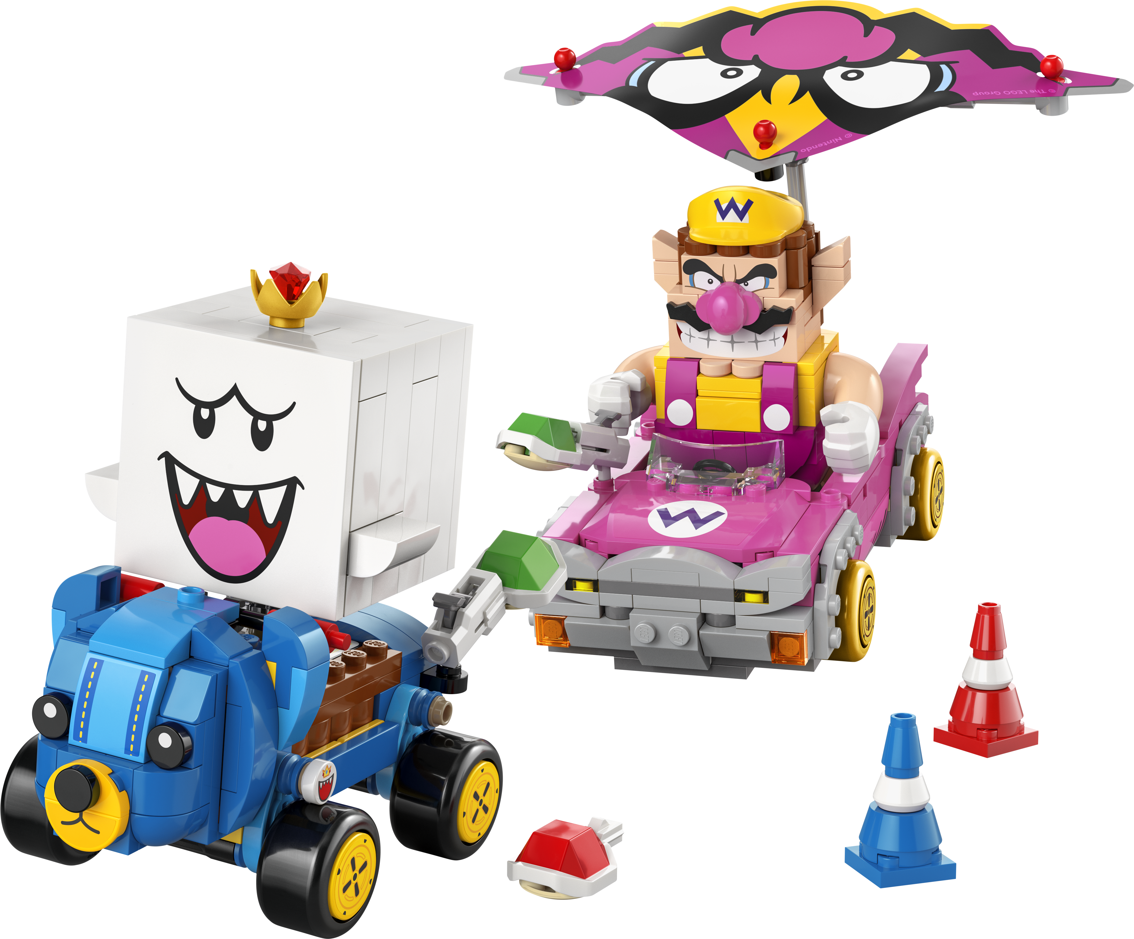 Lego Mario Kart Wario King Boo