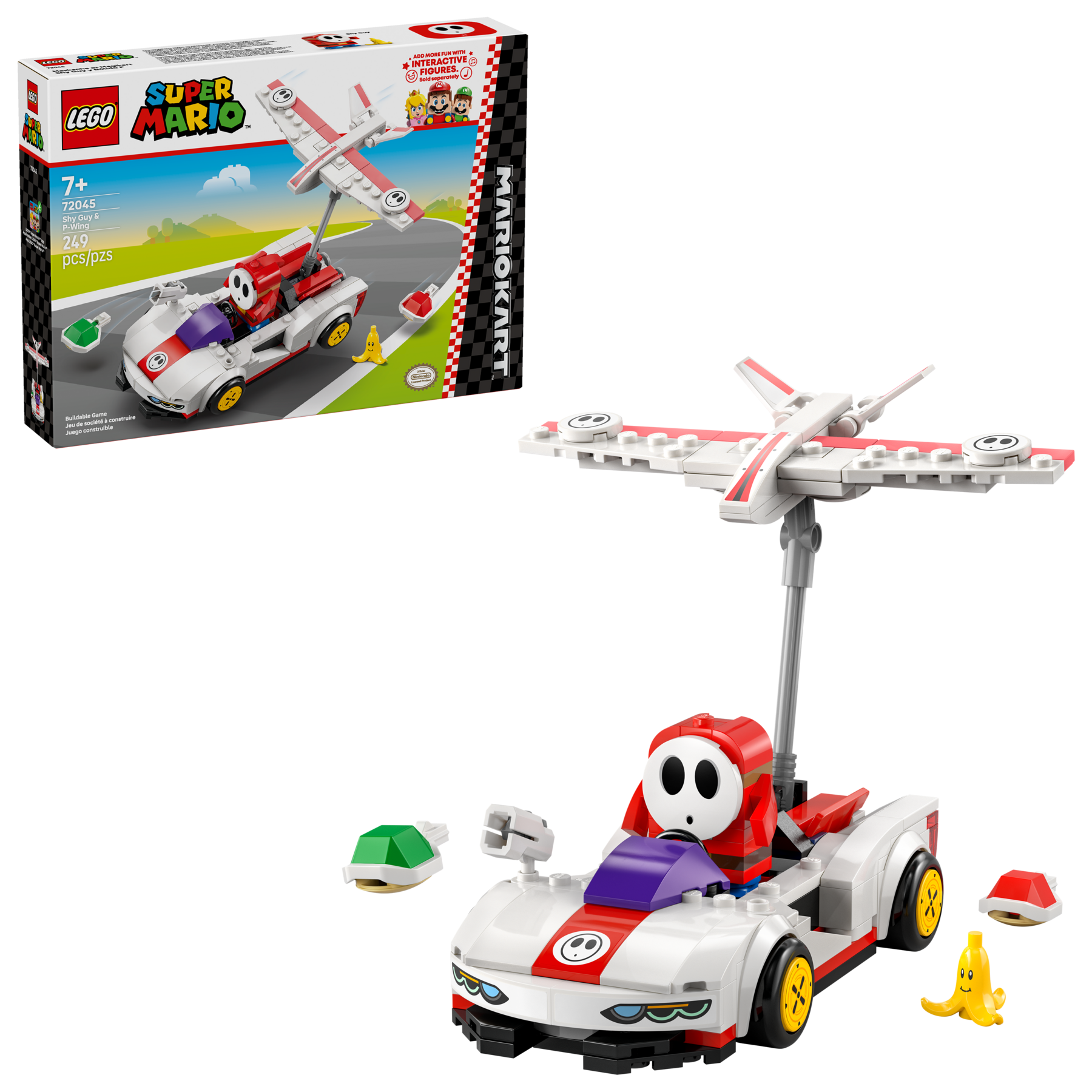 Lego Mario Kart Shy Guy PWing