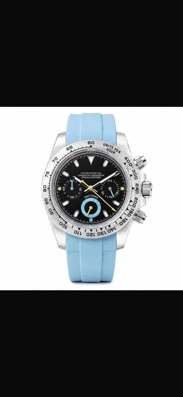 Seiko Mod Daytona Onyx Blue