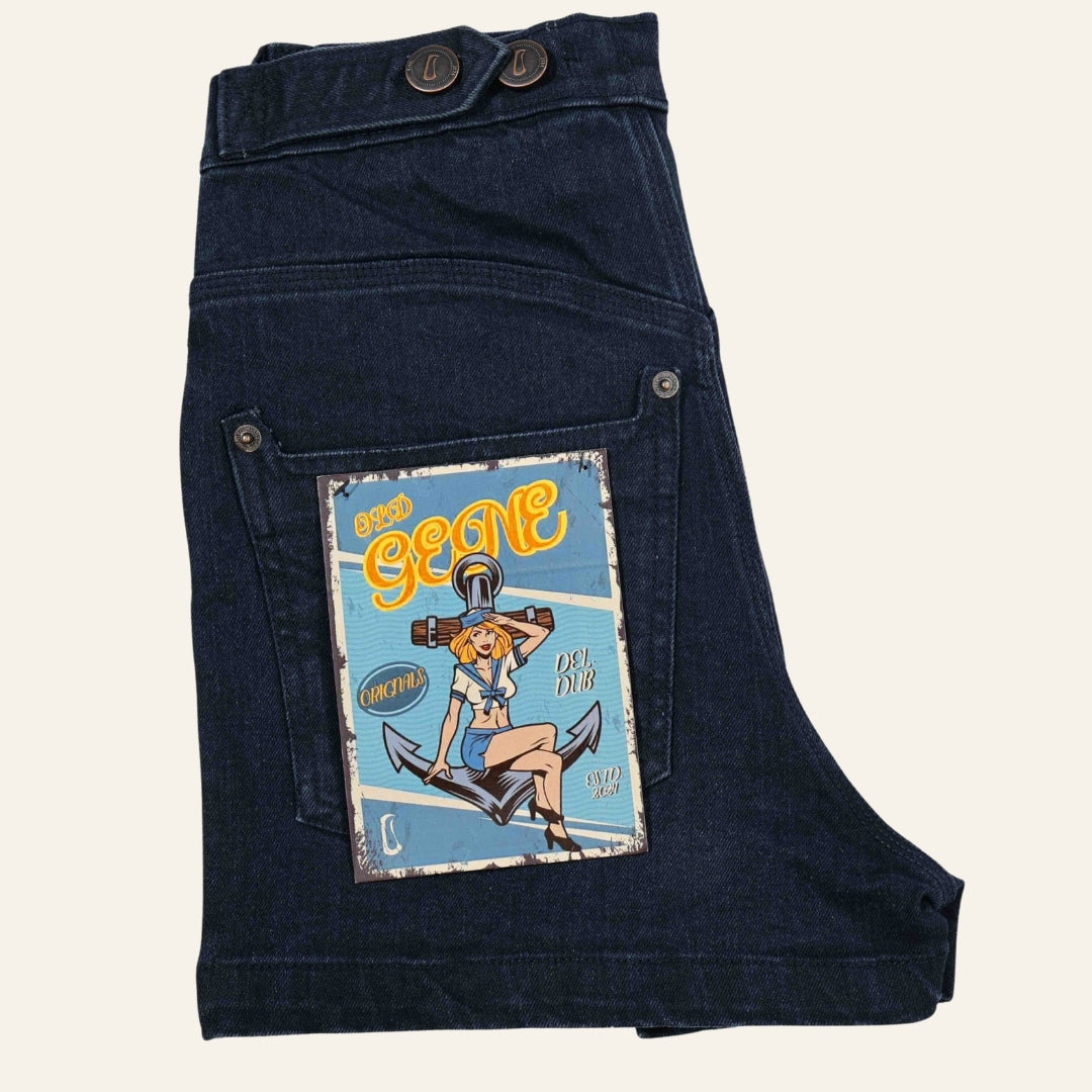 Women's Dark Selvedge Skort - Sailor