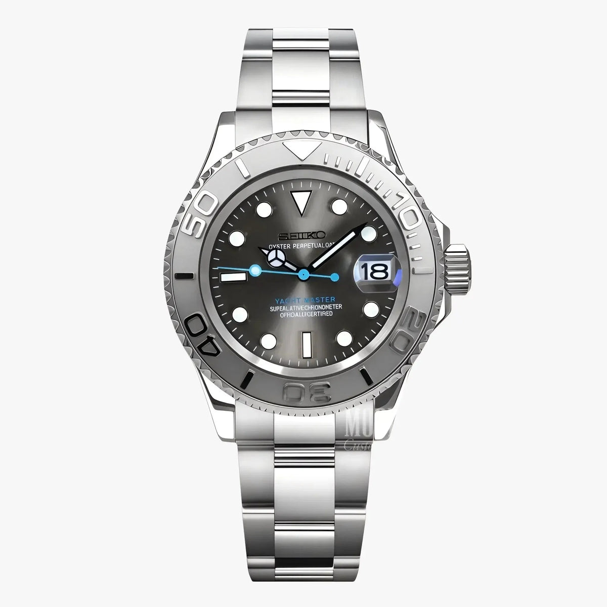 Seiko Mod Yacht Master Silver