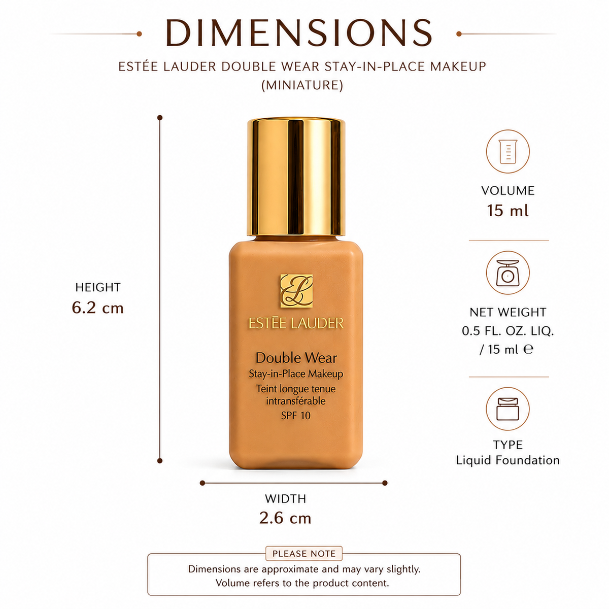Estée Lauder Double Wear Travel foundation SPF 10