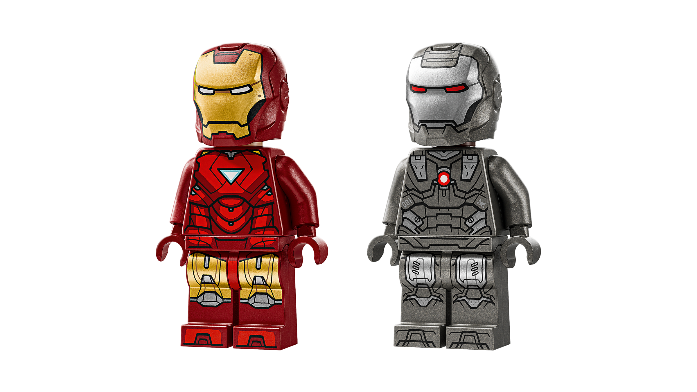 Lego Iron Man War Machine vs Hammer Drones