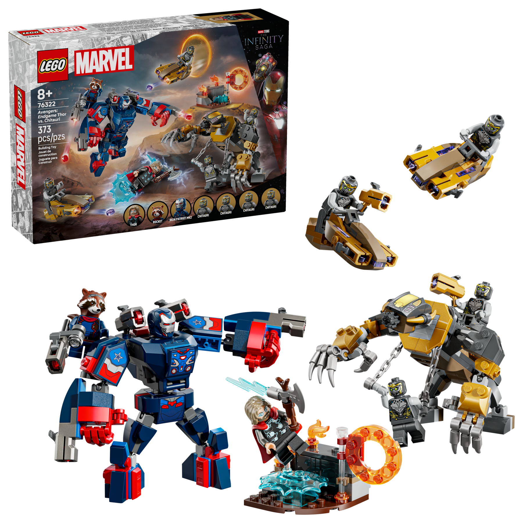 Lego Avengers Endgame Thor vs Chitauri