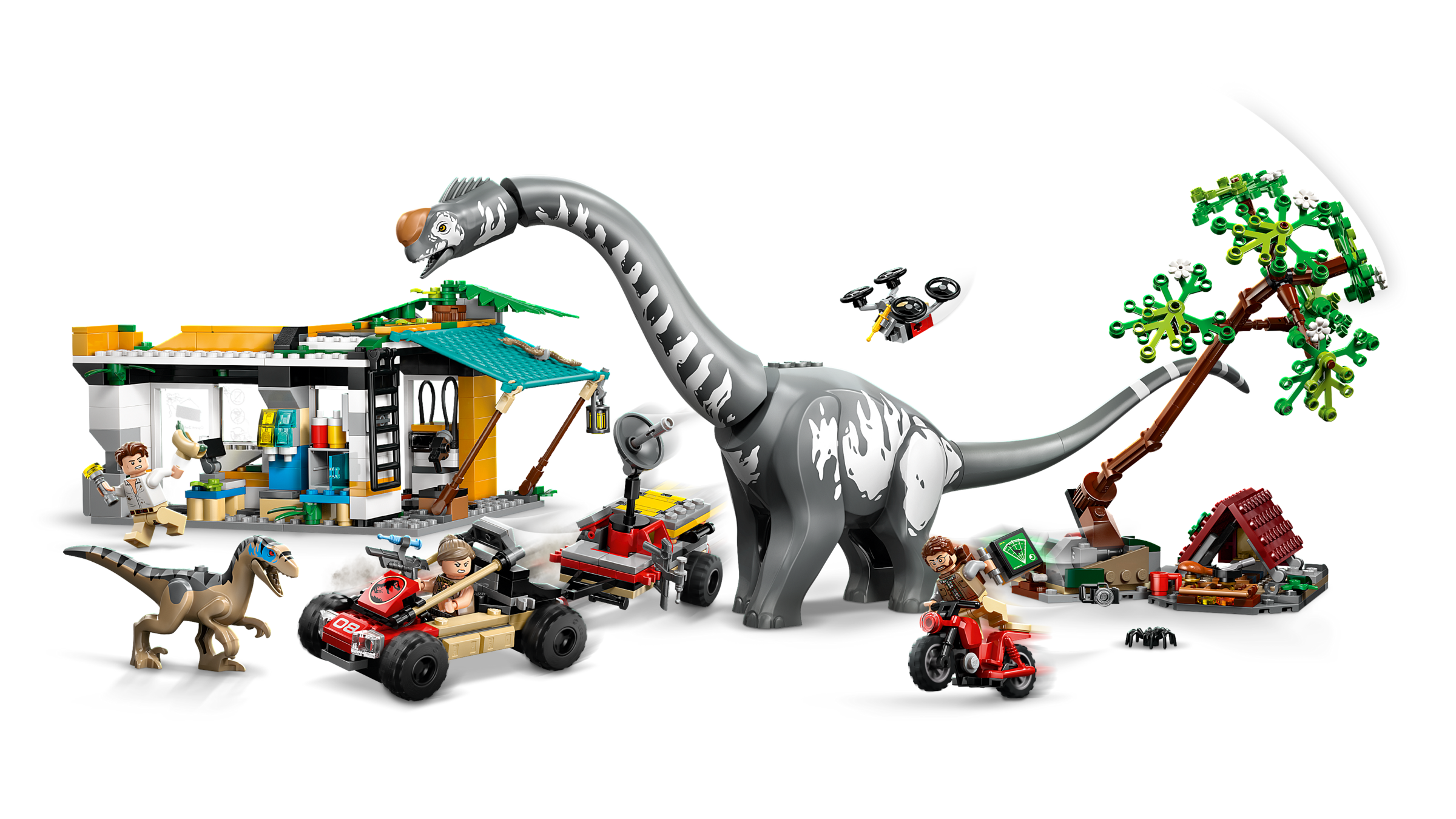 Lego Raptor Titanosaurus Tracking Mission