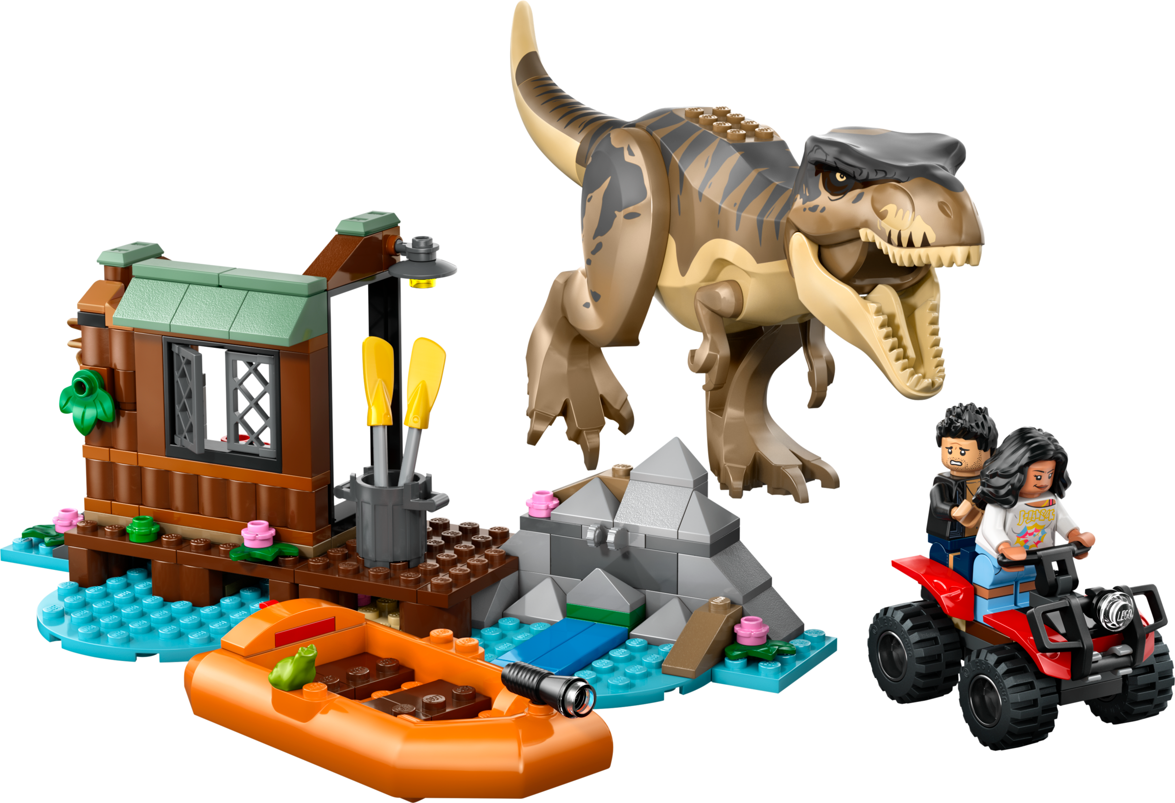 Lego T rex River Escape