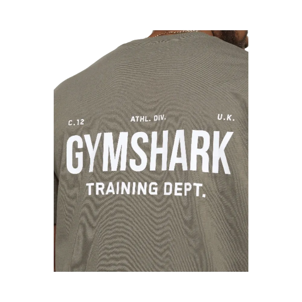 Gymshark Power Training Dept. T-Shirt Camo Brown