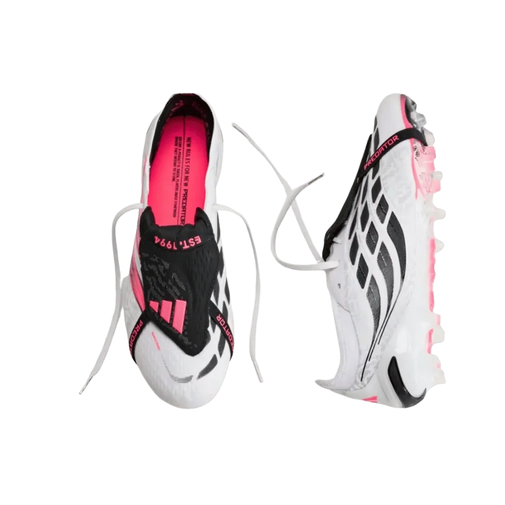 Adidas Predator Elite Fold-Over Tongue Artificial Ground Soccer Cleats Cloud White