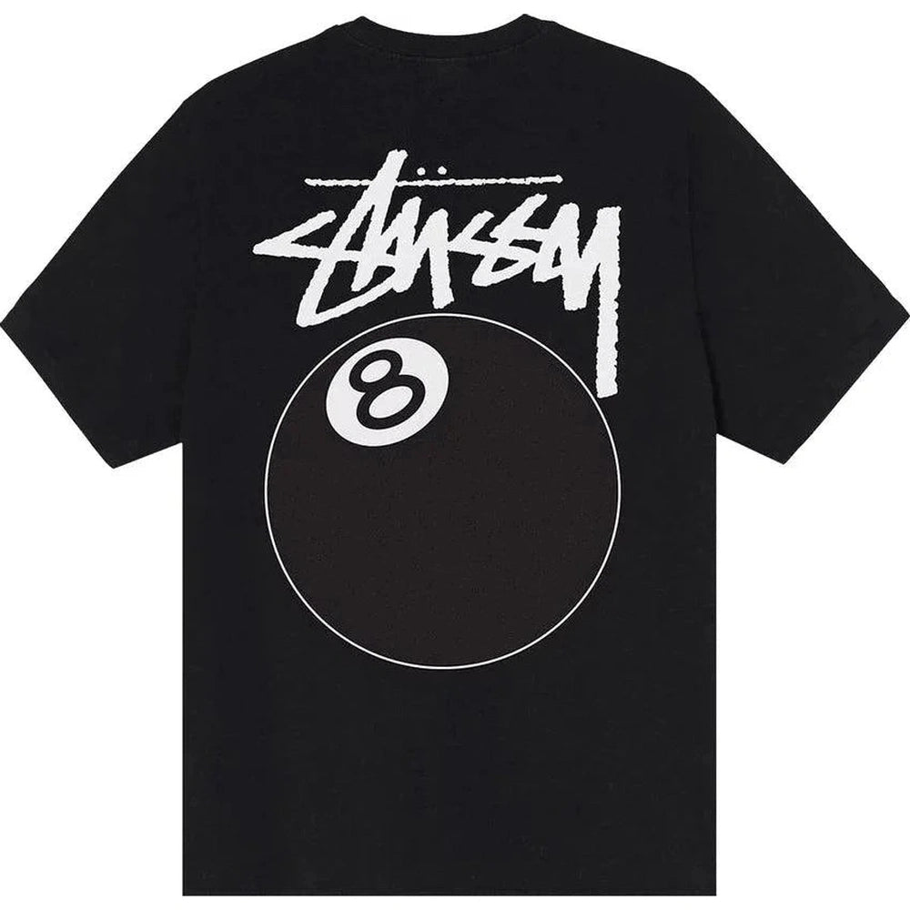Stussy 8 Ball Pigment Dyed Tee 'Black' - dawntown