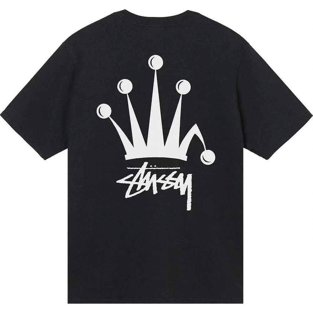 Stussy Regal Crown Pigment Dyed Tee 'Black' - dawntown