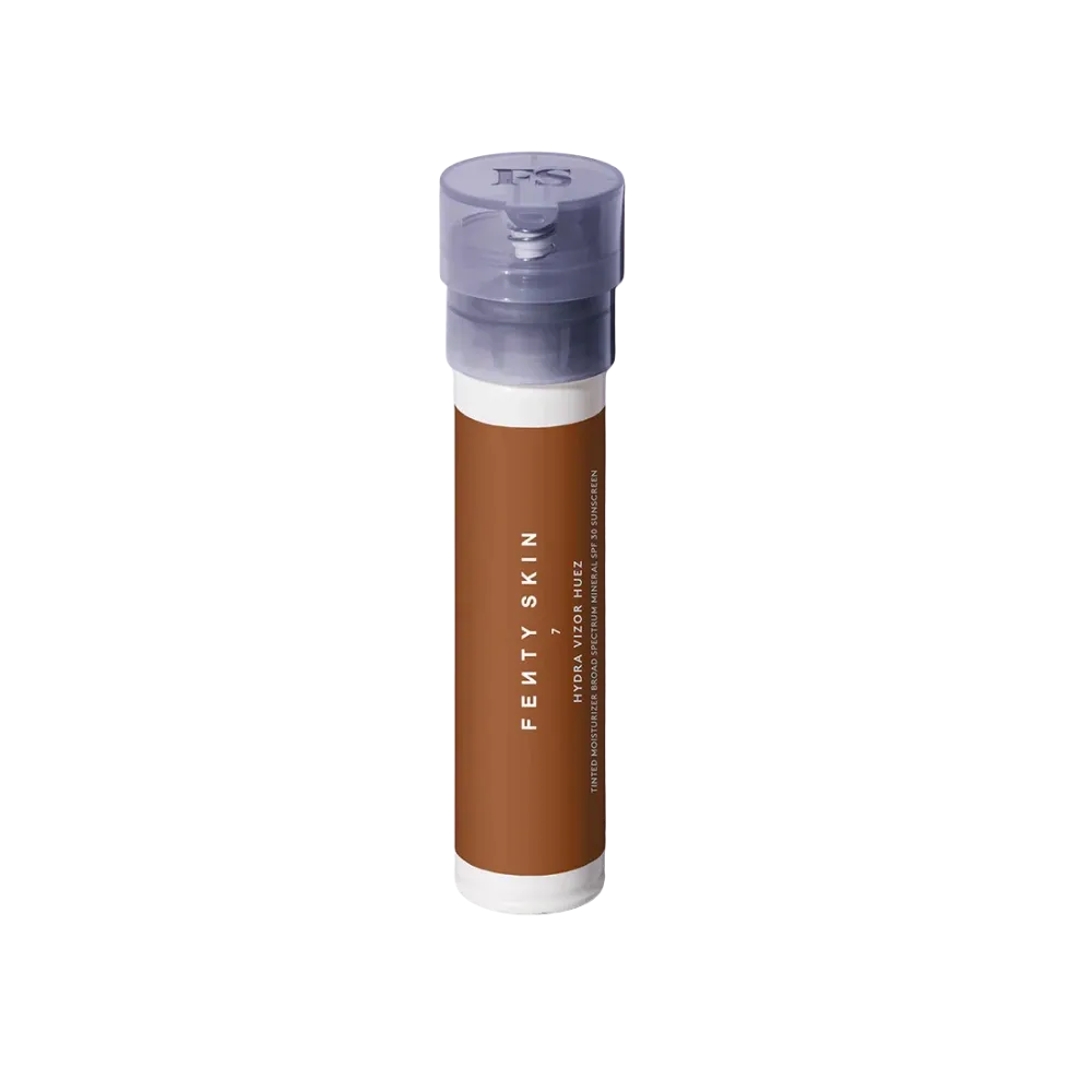 Fenty Hydra Vizor Huez Tinted Moisturizer Broad Spectrum Mineral SPF 30 Sunscreen Refill 7 - Medium Deep