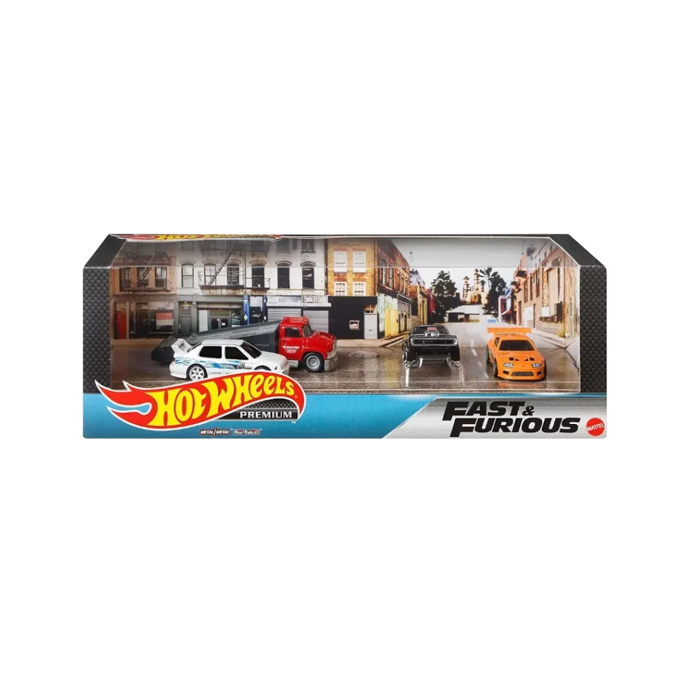 Hot Wheels Premium Collectors Fast & Furious Set Real Riders