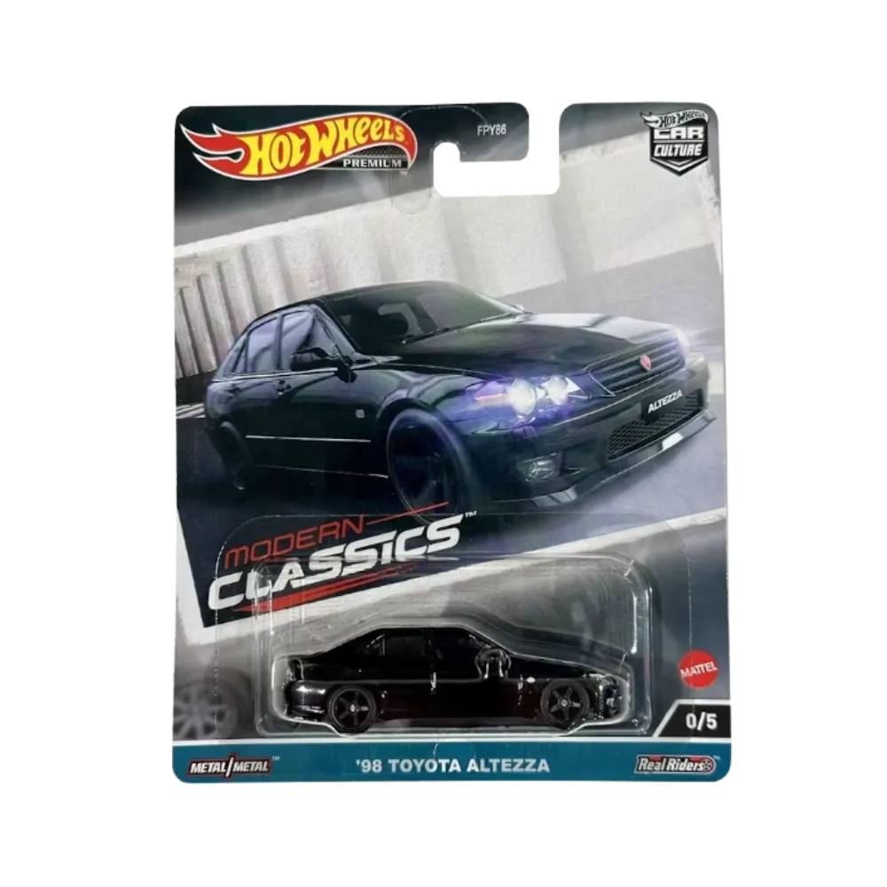 Hot Wheels Premium '98 Toyota Altezza Modern Classics Chase Black