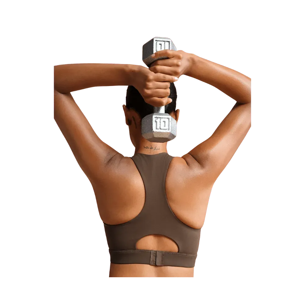 Nike X SkimsWomen's High-Neck Bra Dark Sepia