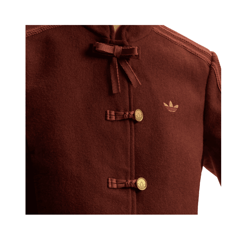 adidas Women's Chinese New Year CNY Jacket Brown Red