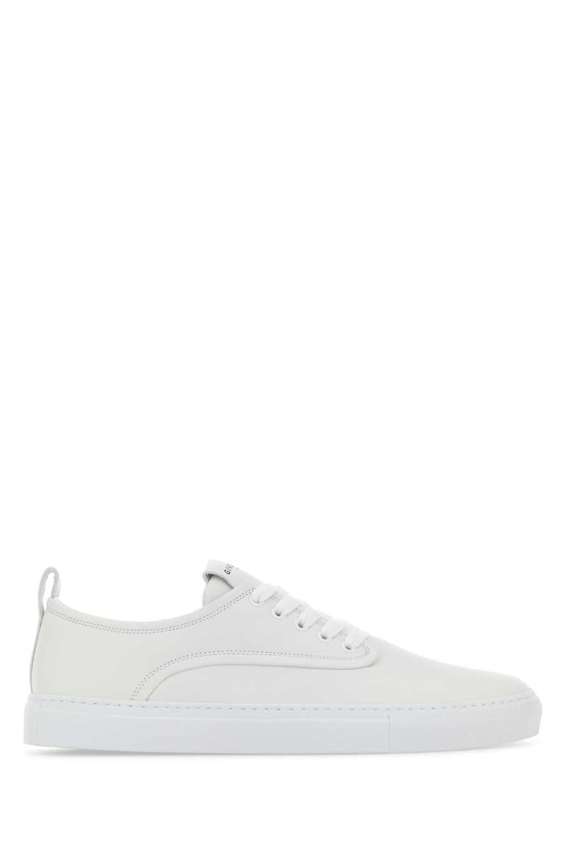 White sneaker on a white background