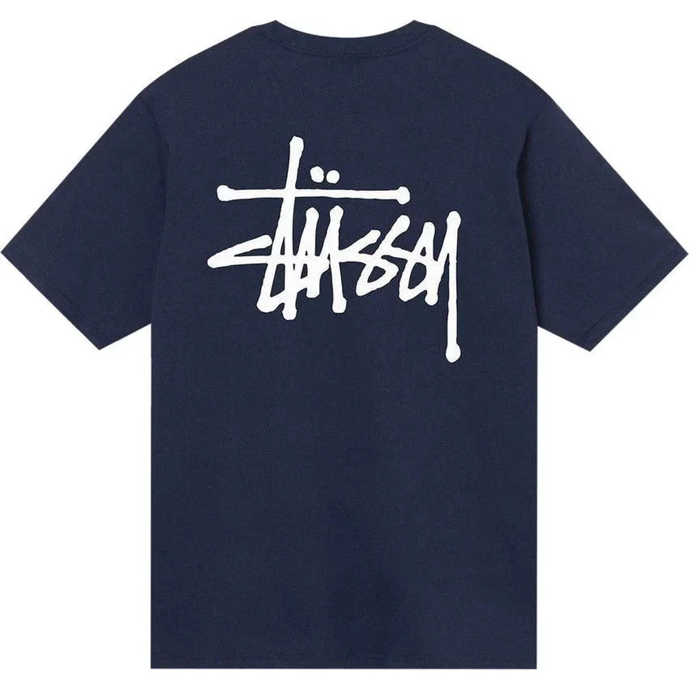 STUSSY BASIC " NAVY" - dawntown
