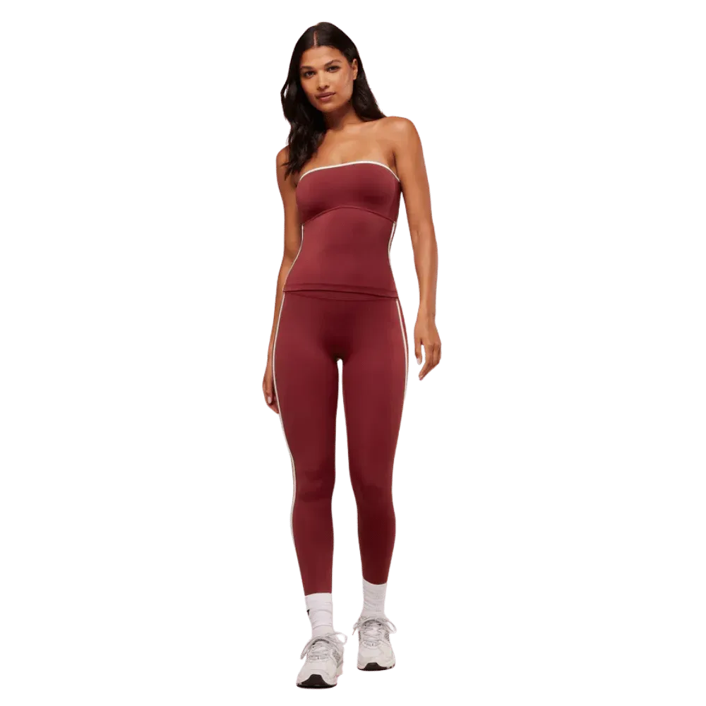 Gymshark Piping Legging Sets Red