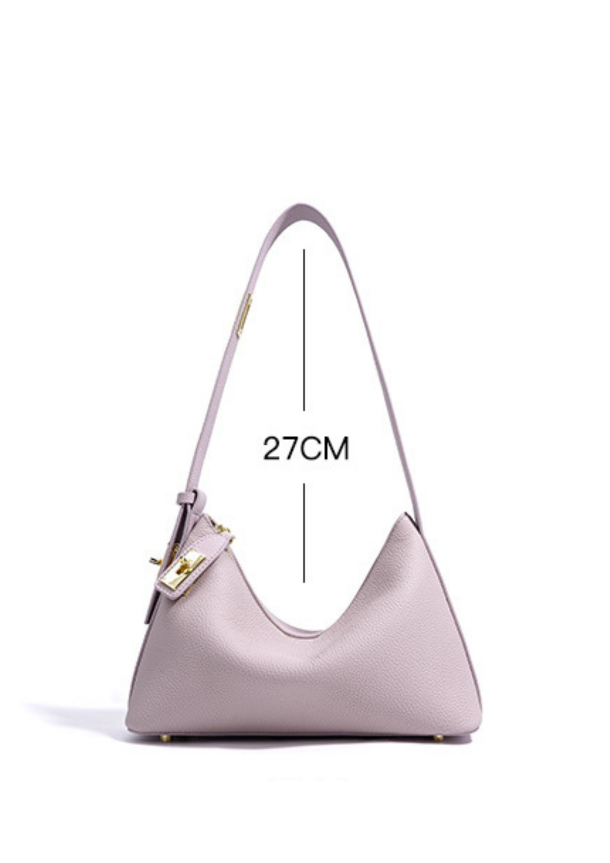 Favori Lumi - Ladies leather Baguette | Mauve – view 4