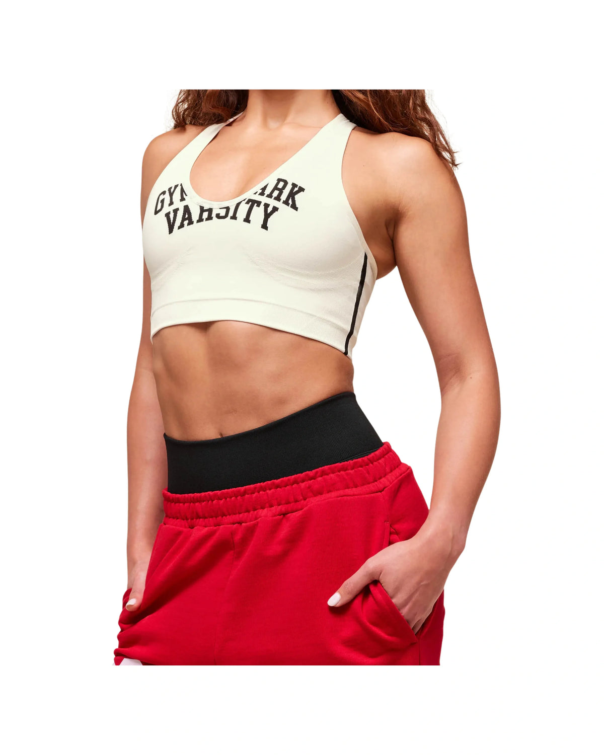 Gymshark Lift Varsity Seamless Tank Soft White