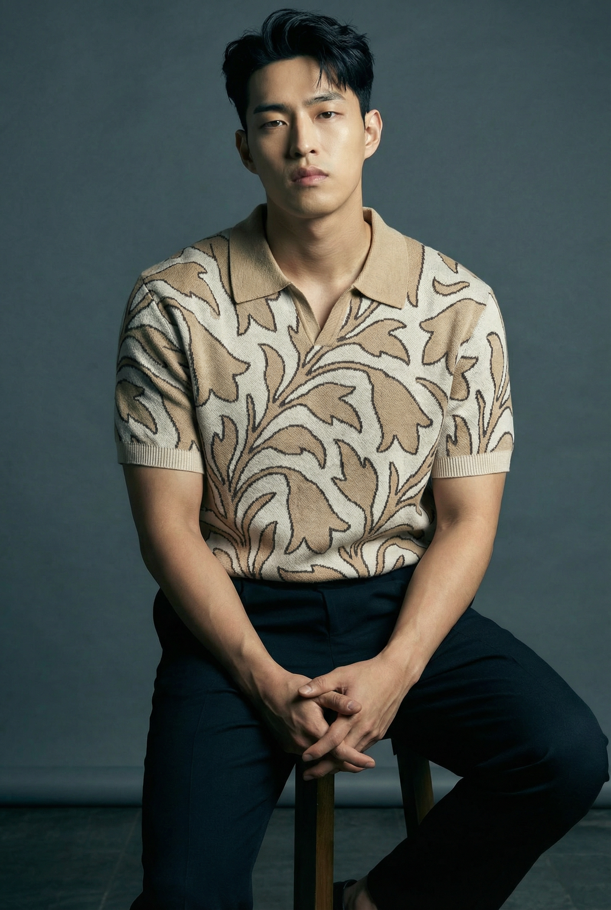 VINDOF Leaf Knitted Polo – view 4